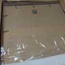 17x17 Picture Frame Display 9 opening 4X6 Picture Frame Collage,Multi Photo Frame with Mat,Plexiglass,Wall Mount Decor,Carbonized Brown Wood Grain