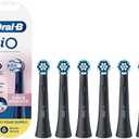 Oral-B iO Gum & Sensitive Replacement Heads, Electric Toothbrush Brush Heads, Black, 5 Count
