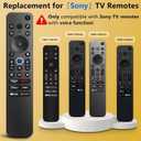 Voice Remote for Sony-TV-Remote Control Replacement, for All Sony Bravia Google Smart TVs Series with Voice Function