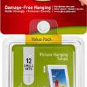 3M Picture Hanging Strips, Small, 24 Strips/Pk