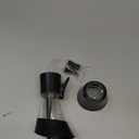 Manual Ear Wax Removal Kit - One-Hand Control Ear Cleaner Tool, Easy to Use Ear Irrigation Flushing System with Soft Silicone Tip for Effective & Safe to Clean Ear Built Up Wax Home Use(Black)