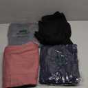 FULLSOFT 4 Pack Fleece Lined Leggings with Pockets for Women High Waisted Thermal Winter Warm Yoga Pants for Workout Running (Large-XL) Black,gray,navy Blue,pink(4 Pack))