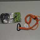 3 Pack Retractable Tool Lanyard, Safety Fall Protection Tools Leash with Aluminum Screw Lock Carabiner Clip and Adjustable Loop End, Tough Scaffold Tether for Construction Roofing (Black+Orange+Green)