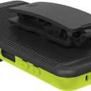 Case with Clip Compatible with Samsung Galaxy XCover Pro Phone Model SM-G715. Heavy Duty Rotating Belt Clip Holster and Durable Flexible Protective Case Combo (Lime Green)