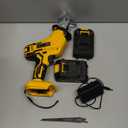 Cordless Reciprocating Saw: Variable Speed, Tool-Free Blade Change Electric Saws - Includes 2 Batteries, Charger, 4 Saw Blades - Suitable for Metal/PVC Cutting and Wood Trimming