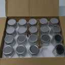19 Pcs 10 oz Glass Jars with Silver Lids, Mason Jars for Gifts, Crafts, Wedding, Spice, Extra Tags String