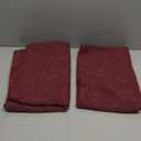 JUSPURBET 16x24 Throw Pillow Covers Set of 2 Decorative Pillow Covers for Couch Sofa Bed Cozy Boucle Textured Lumbar Cushion Covers Cases with Invisible Zipper for Living Room Home Decor,Burgundy