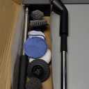 Leebein Electric Spin Scrubber, 2025 New Cordless Cleaning Brush Bathroom Scrubber, IPX7 Waterproof Shower Scrubber with 7 Brush Heads, Extendable Long Handle and 2 Speeds Scrubber for Bathtub Floor (Black)