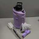 Insulated Water Bottle | Thickened Stainless Steel Vacuum Metal | Portable Sports Half Gallon Large Water Jug for Gym and Hiking with Straw, Carrier Bag, Handle Strap | BPA-Free 64 oz (Purple)