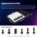 Chessnut Evo AI Chess Computer Built-in Maia Engine, Customizable Chess Bot, Full Piece Recognition, LED Lights Play Online on Major Chess Platforms Smart Electronic Chessboard