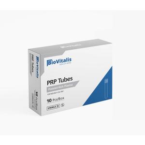 Biovitalis Solutions 10 PCS PRP Tubes 10ML PRP Tube ACD and Gel+Anticoagulant for Platelet Rich Plasma Exp:  2027-11-04