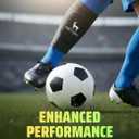 Mini Padded Shin Sleeves  Calf Compression Sleeve with EVA Foam Protection, Breathable Soccer Shin Pads, Non-Slip Sports Shin Guard Sleeves for Men & Women