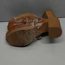 Women's Slip On Wood Clogs Morel Cognac, Size