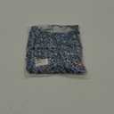 Ficerd Women's 3/4 Bell Sleeve Tops Crew Neck Pleated Shirts Trendy Dressy Casual Loose Fit Tunic Blouses (XX-Large, Blue Floral)