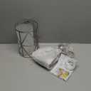 Zlierop 5.4"7.9" Pendant Light with Frosted Glass, Modern Pendant Lights Kitchen Island, Brushed Nickel Pendant Light Fixtures, Cylindrical Pendant Lighting for Kitchen Island, Dining Room, Foyer