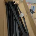 Folding Chair Rack, Heavy-Duty Folding Chair Cart with Swivel Wheels, 600 LBS Capacity for 12 Tables or 42 Chairs, Chair and Table Cart w/Dust Cover and 2 Binding Ropes, 72L x 33W x 42H