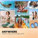 SIMARI Water Shoes Women Men Aqua Socks Beach Barefoot Quick Drying Aqua Aerobics Swim Pool Non Slip Outdoor Travel Essentials Surf River Lake Snorkeling Kayak Yoga Adult Youth (7-8 Women/6-7 Men, 144-black)