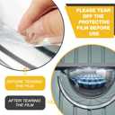 2Pack Acrylic Half Dome Mirror Corner Mirror Blindspot for Wall 12'' Diameter Safety Mirrors for Corners Convex Mirrors Indoor for Ceiling Business Driveway Outdoor Hallway Warehouse Office