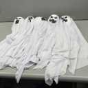 JOYIN 27.5" Halloween Hanging Ghosts Outdoor Decoration(5 Pack), Cute Flying Ghost for Halloween Front Yard Patio Lawn Garden Party Dcor and Holiday Hanging Decorations