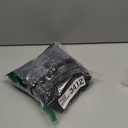 Women's Y2K Low Waist Pleated Denim Skirt Zipper Raw Hem Mini Skirt Casual Ruffle Jean Skirt (Large, Black)