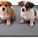 24in x 24in Dog Pee Pad Holder - Leak-Proof Non-Slip Indoor Tray, Fits Standard Puppy Pads, Ideal for Puppy Potty Training (M)