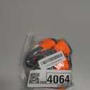 XSY&G Dog Boots,Waterproof Dog Shoes,Dog Booties with Reflective Strips Rugged Anti-Slip Sole and Skid-Proof,Outdoor Dog Shoes for Small Medium Large Dogs 4Pcs Orange-Size 1