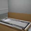 PRAISUN 47 X 24 Inch Computer Desk with Deeper Desktop, Gaming Office Writing Work Desk for Home Office, Study, Bedroom, Work from Home, Metal Frame, Rustic Brown