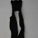 Medical Compression Tights Women, 20-30 mmHg Graduated Compression Pantyhose Men, Footless Compression Stockings, High Waist Compression Leggings, Support Hose for Varicose Veins, Edema, Dvt (Small, Black)