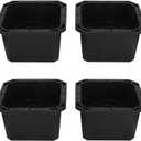 4PCS Rubber Chair Risers, Heavy Duty Furniture Riser Blocks, Stable Support Suitable for Beds, Tables, Cabinets, Sofas, Couches (Style 2)