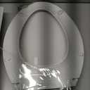 KOHLER Cachet ReadyLatch Elongated Slow Close Toilet Seat, White
