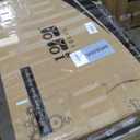 10L0L Golf Cart Rear Flip Folding Back Seat Kit for EZGO TXT Freedom 1995-Up, Deluxe Rear Seat Assembly Roof Support with Cargo Net Leather Cushion and Back Cushion Set (Black)