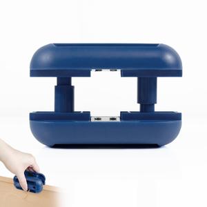 LUVRD Edge Banding Trimmer with [Tungsten Carbide Blades] & ABS Body, Pneumatic Edge Banding Cutter for Laminate, Melamine, Wood, PVC, Veneer - Double Edge Operation (Blue)