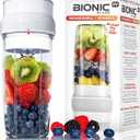 Bionic Blade Personal-Sized Blender 16.5 oz, BPA-Free, Cordless, Rechargeable 18,000 RPM Portable Blender for Shakes and Smoothies 8.6" Tall, Seen On TV
