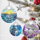 Christmas Ornaments: Stained Glass Ornament, Christmas Tree Ornament, Hanging Ornaments for Home Decor & Xmas Tree Decorations  Exquisite Holiday Decor, Gifts & Holiday Present - Sunrise