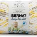 Bernat BABY BLANKET BB Chick & Bunnies Yarn - 1 Pack of 10.5oz/300g - Polyester - #6 Super Bulky - 220 Yards - Knitting/Crochet