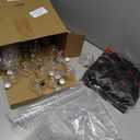 Acellegic 30 Sets Graduation Party Favors 2026 Fillable Drink Ornaments with Mini Grad Caps and 5oz Cocktail Glasses, Congrats Grad Party Supplies, Class of 2026 Decorations and DIY Gifts(Red)