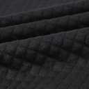 Men's Casual Pullover Hoodies Long Sleeve Knitted Hooded Sweatshirts Black, 2XL