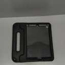 LTROP Kids Case for iPad 9th/ 8th/ 7th Generation (2021/2020/ 2019), iPad 10.2 Case with Built-in Screen Protector, Shockproof Handle Stand Kids Case for iPad 9/8/ 7 Generation 10.2 Inch - Black