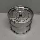 Ecozoi Premium Stackable Steamer Insert Pans Pot in Pot for Smaller Instant Pot 3, 5, 6, & 8 Quart Instant Pot Accessories - 2 Tier