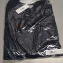 The Drop Womens Jordan Feminine Ruffle Detailed Mini Dress (Black, XXL)