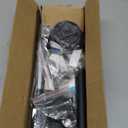 Industrial Double Curtain Rod for Windows 31 to 95 Inch, 1 Inch Heavy Duty Wrap Around Dual Curtain Rods, Adjustable Black Double Window Rods Telescoping for Windows, Living room, Sliding Glass Door