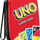 Klein UNO: Carry Bag - Holds Uno Game Cards, Stow The Game Instructions in The Mesh Compartment, Sturdy Zip Up Case