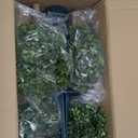 Momoplant Artificial Topiary Double Ball Trees with Ground Spike 27 Inch for Outdoor/Indoor [2 Pack] 2 Ft Faux Boxwood Plants