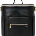 FAWN DESIGN Mini Diaper Bag (Mini Travel Backpack for Baby Essentials) (Black)