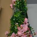 10 Bundles Artificial Flowers Outdoor UV Resistant Fake Flowers No Fade Faux Plants Garden Porch Window Box Decorating (Pink)