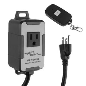 O'SKOOL 120V Wireless Remote Control Dust Collector Starter Outlet Switch (Battery Included), PTA09