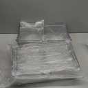 Acrylic Storage Drawers Set of 6, Clear Makeup Organizer, Plastic Organizer Bins for Beauty Supplies,Ideal for Vanity, Bathroom,Cabinet,Pantry Organization