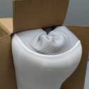 Cervical Neck Pillow for Pain Relief - Ergonomic Memory Foam Pillows for Sleeping, Cooling Side Sleeper Pillow for Neck Support, Contour Orthopedic Bed Pillow for Back Stomach Sleepers (White + Grey)