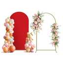 Holldoor Arch Backdrop Stand  Gold Arched Stand Frame for Wedding, Parties,Birthday, Backdrop Decorations