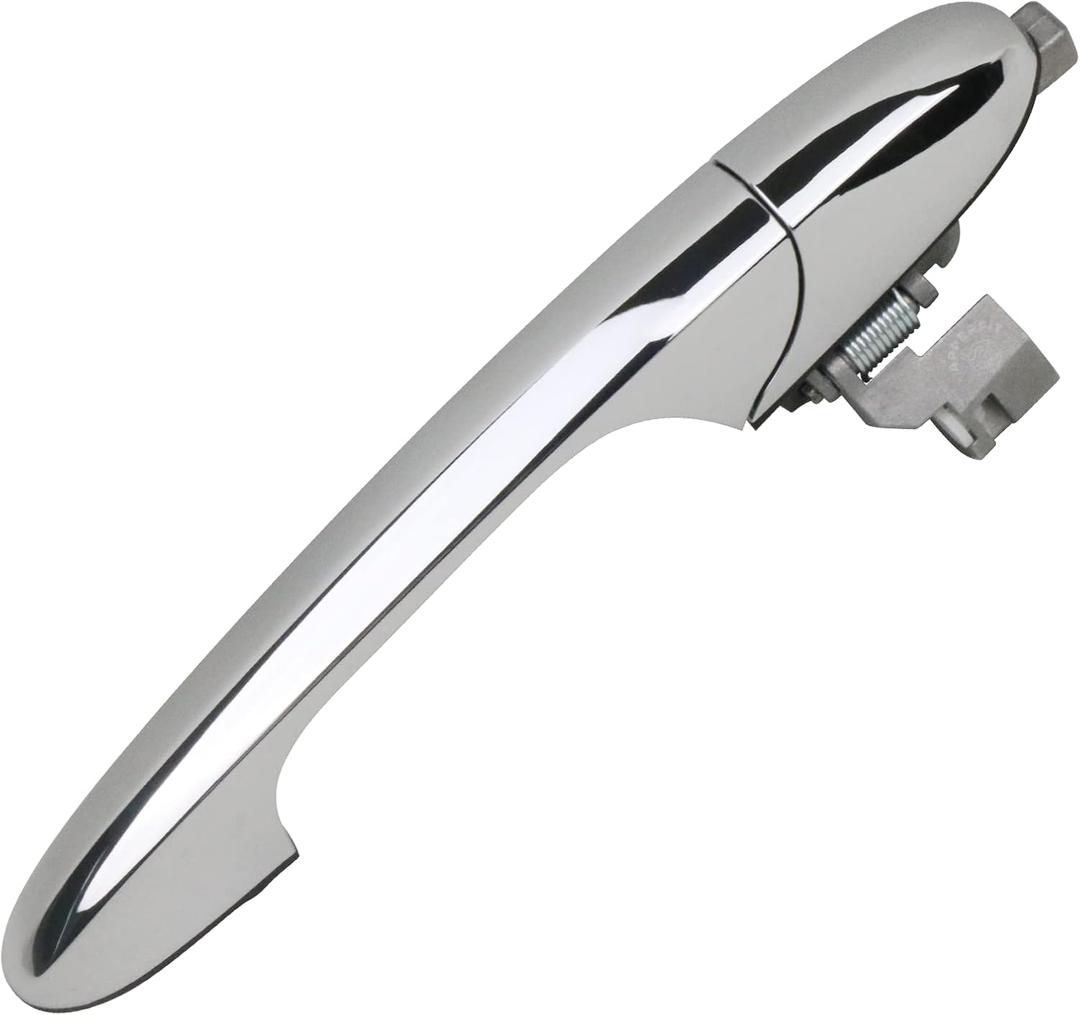 APPERFiT Exterior Door Handle (Right Passenger Side) Compatible with Fiat 500 2012 2013 2014 2015 2016 2017 2018 Replaces 68069942AC